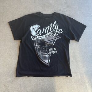 Men’s Famous “family wild in the streets” y2k shirt